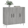 Sonoma gray engineered wood sideboard 90x34x80 cm by vidaXL, Sideboards - Ref: Foro24-828106, Price: 88,33 €, Discount: %