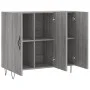 Sonoma gray engineered wood sideboard 90x34x80 cm by vidaXL, Sideboards - Ref: Foro24-828106, Price: 77,55 €, Discount: %