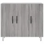 Sonoma gray engineered wood sideboard 90x34x80 cm by vidaXL, Sideboards - Ref: Foro24-828106, Price: 77,55 €, Discount: %