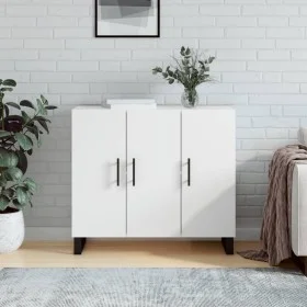 Weißes Sideboard aus Holzwerkstoff, 90 x 34 x 80 cm von vidaXL, Sideboards - Ref: Foro24-828132, Preis: 99,28 €, Rabatt: %