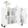 Aparador de madera de ingeniería blanco 90x34x80 cm de vidaXL, Aparadores - Ref: Foro24-828132, Precio: 100,90 €, Descuento: %