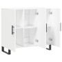 Aparador de madera de ingeniería blanco 90x34x80 cm de vidaXL, Aparadores - Ref: Foro24-828132, Precio: 100,90 €, Descuento: %