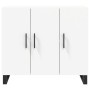 Aparador de madera de ingeniería blanco 90x34x80 cm de vidaXL, Aparadores - Ref: Foro24-828132, Precio: 100,90 €, Descuento: %