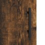 Smoked oak engineered wood sideboard 90x34x80 cm by vidaXL, Sideboards - Ref: Foro24-828137, Price: 84,71 €, Discount: %