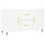 Glossy white engineered wood sideboard 100x36x60 cm by vidaXL, Sideboards - Ref: Foro24-828150, Price: 114,18 €, Discount: %