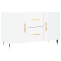 Hochglanzweißes Sideboard aus Holzwerkstoff, 100 x 36 x 60 cm von vidaXL, Sideboards - Ref: Foro24-828150, Preis: 115,66 €, R...