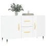 Glossy white engineered wood sideboard 100x36x60 cm by vidaXL, Sideboards - Ref: Foro24-828150, Price: 114,18 €, Discount: %