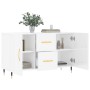 Glossy white engineered wood sideboard 100x36x60 cm by vidaXL, Sideboards - Ref: Foro24-828150, Price: 115,66 €, Discount: %
