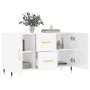 Glossy white engineered wood sideboard 100x36x60 cm by vidaXL, Sideboards - Ref: Foro24-828150, Price: 114,18 €, Discount: %