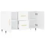 Glossy white engineered wood sideboard 100x36x60 cm by vidaXL, Sideboards - Ref: Foro24-828150, Price: 114,18 €, Discount: %
