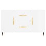 Hochglanzweißes Sideboard aus Holzwerkstoff, 100 x 36 x 60 cm von vidaXL, Sideboards - Ref: Foro24-828150, Preis: 115,66 €, R...