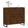 Sideboard aus eichenbraunem Holzwerkstoff, 90 x 34 x 80 cm von vidaXL, Sideboards - Ref: Foro24-828139, Preis: 82,33 €, Rabat...