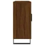 Sideboard aus eichenbraunem Holzwerkstoff, 90 x 34 x 80 cm von vidaXL, Sideboards - Ref: Foro24-828139, Preis: 82,33 €, Rabat...
