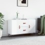 Glossy white engineered wood sideboard 100x36x60 cm by vidaXL, Sideboards - Ref: Foro24-828142, Price: 88,77 €, Discount: %