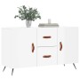 Glossy white engineered wood sideboard 100x36x60 cm by vidaXL, Sideboards - Ref: Foro24-828142, Price: 88,77 €, Discount: %