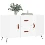 Glossy white engineered wood sideboard 100x36x60 cm by vidaXL, Sideboards - Ref: Foro24-828142, Price: 87,71 €, Discount: %