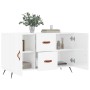 Glossy white engineered wood sideboard 100x36x60 cm by vidaXL, Sideboards - Ref: Foro24-828142, Price: 88,77 €, Discount: %