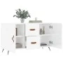 Glossy white engineered wood sideboard 100x36x60 cm by vidaXL, Sideboards - Ref: Foro24-828142, Price: 87,71 €, Discount: %
