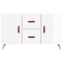 Glossy white engineered wood sideboard 100x36x60 cm by vidaXL, Sideboards - Ref: Foro24-828142, Price: 88,77 €, Discount: %