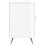 Aparador de madera de ingeniería blanco brillante 100x36x60 cm de vidaXL, Aparadores - Ref: Foro24-828142, Precio: 88,68 €