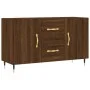 Engineered wood sideboard in brown oak 100x36x60 cm by vidaXL, Sideboards - Ref: Foro24-828155, Price: 104,68 €, Discount: %