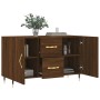 Engineered wood sideboard in brown oak 100x36x60 cm by vidaXL, Sideboards - Ref: Foro24-828155, Price: 105,90 €, Discount: %