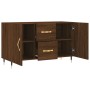 Engineered wood sideboard in brown oak 100x36x60 cm by vidaXL, Sideboards - Ref: Foro24-828155, Price: 105,90 €, Discount: %