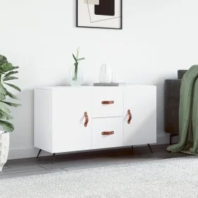 Weißes Sideboard aus Holzwerkstoff, 100 x 36 x 60 cm von vidaXL, Sideboards - Ref: Foro24-828140, Preis: 82,89 €, Rabatt: %