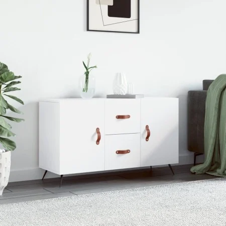 Weißes Sideboard aus Holzwerkstoff, 100 x 36 x 60 cm von vidaXL, Sideboards - Ref: Foro24-828140, Preis: 82,89 €, Rabatt: %
