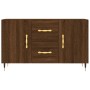 Engineered wood sideboard in brown oak 100x36x60 cm by vidaXL, Sideboards - Ref: Foro24-828155, Price: 105,90 €, Discount: %