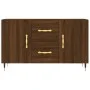 Engineered wood sideboard in brown oak 100x36x60 cm by vidaXL, Sideboards - Ref: Foro24-828155, Price: 104,68 €, Discount: %