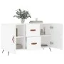 Weißes Sideboard aus Holzwerkstoff, 100 x 36 x 60 cm von vidaXL, Sideboards - Ref: Foro24-828140, Preis: 82,89 €, Rabatt: %