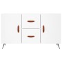 Weißes Sideboard aus Holzwerkstoff, 100 x 36 x 60 cm von vidaXL, Sideboards - Ref: Foro24-828140, Preis: 83,89 €, Rabatt: %