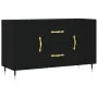 Aparador de madera de ingeniería negro 100x36x60 cm de vidaXL, Aparadores - Ref: Foro24-828149, Precio: 83,71 €, Descuento: %