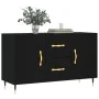 Aparador de madera de ingeniería negro 100x36x60 cm de vidaXL, Aparadores - Ref: Foro24-828149, Precio: 83,71 €, Descuento: %