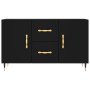 Black engineered wood sideboard 100x36x60 cm by vidaXL, Sideboards - Ref: Foro24-828149, Price: 84,87 €, Discount: %