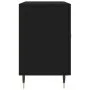 Aparador de madera de ingeniería negro 100x36x60 cm de vidaXL, Aparadores - Ref: Foro24-828149, Precio: 83,71 €, Descuento: %
