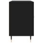 Black engineered wood sideboard 100x36x60 cm by vidaXL, Sideboards - Ref: Foro24-828149, Price: 84,87 €, Discount: %