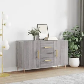 Engineered wood sideboard in Sonoma grey, 100x36x60 cm. by vidaXL, Sideboards - Ref: Foro24-828162, Price: 84,03 €, Discount: %