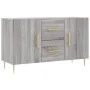 Engineered wood sideboard in Sonoma grey, 100x36x60 cm. by vidaXL, Sideboards - Ref: Foro24-828162, Price: 84,03 €, Discount: %