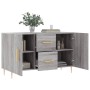 Engineered wood sideboard in Sonoma grey, 100x36x60 cm. by vidaXL, Sideboards - Ref: Foro24-828162, Price: 85,11 €, Discount: %