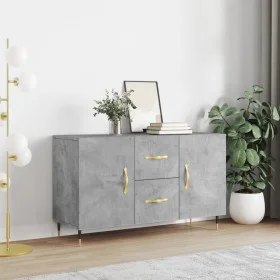 Concrete gray engineered wood sideboard 100x36x60 cm by vidaXL, Sideboards - Ref: Foro24-828152, Price: 121,15 €, Discount: %