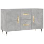 Concrete gray engineered wood sideboard 100x36x60 cm by vidaXL, Sideboards - Ref: Foro24-828152, Price: 122,42 €, Discount: %