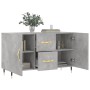 Concrete gray engineered wood sideboard 100x36x60 cm by vidaXL, Sideboards - Ref: Foro24-828152, Price: 122,42 €, Discount: %