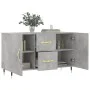 Concrete gray engineered wood sideboard 100x36x60 cm by vidaXL, Sideboards - Ref: Foro24-828152, Price: 121,15 €, Discount: %