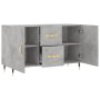 Concrete gray engineered wood sideboard 100x36x60 cm by vidaXL, Sideboards - Ref: Foro24-828152, Price: 122,42 €, Discount: %