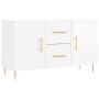 Glossy white engineered wood sideboard 100x36x60 cm by vidaXL, Sideboards - Ref: Foro24-828158, Price: 113,18 €, Discount: %