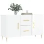 Aparador de madera de ingeniería blanco brillante 100x36x60 cm de vidaXL, Aparadores - Ref: Foro24-828158, Precio: 111,47 €, ...