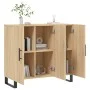 Sonoma Oak Engineered Wood Sideboard 90x34x80 cm by vidaXL, Sideboards - Ref: Foro24-828135, Price: 89,39 €, Discount: %