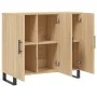 Sonoma Oak Engineered Wood Sideboard 90x34x80 cm by vidaXL, Sideboards - Ref: Foro24-828135, Price: 89,39 €, Discount: %